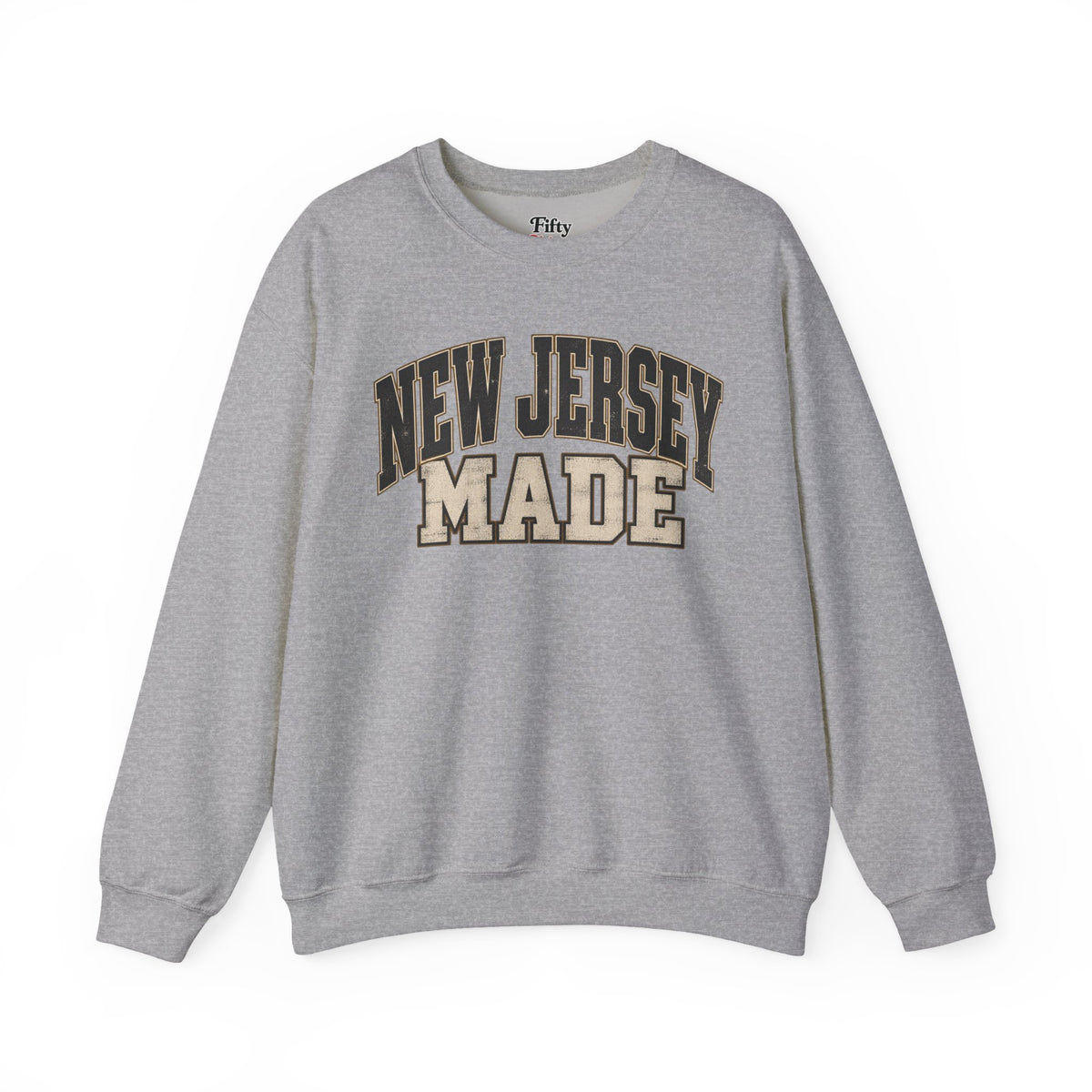 New Jersey made Unisex Crewneck Sweatshirt State Name Graphic