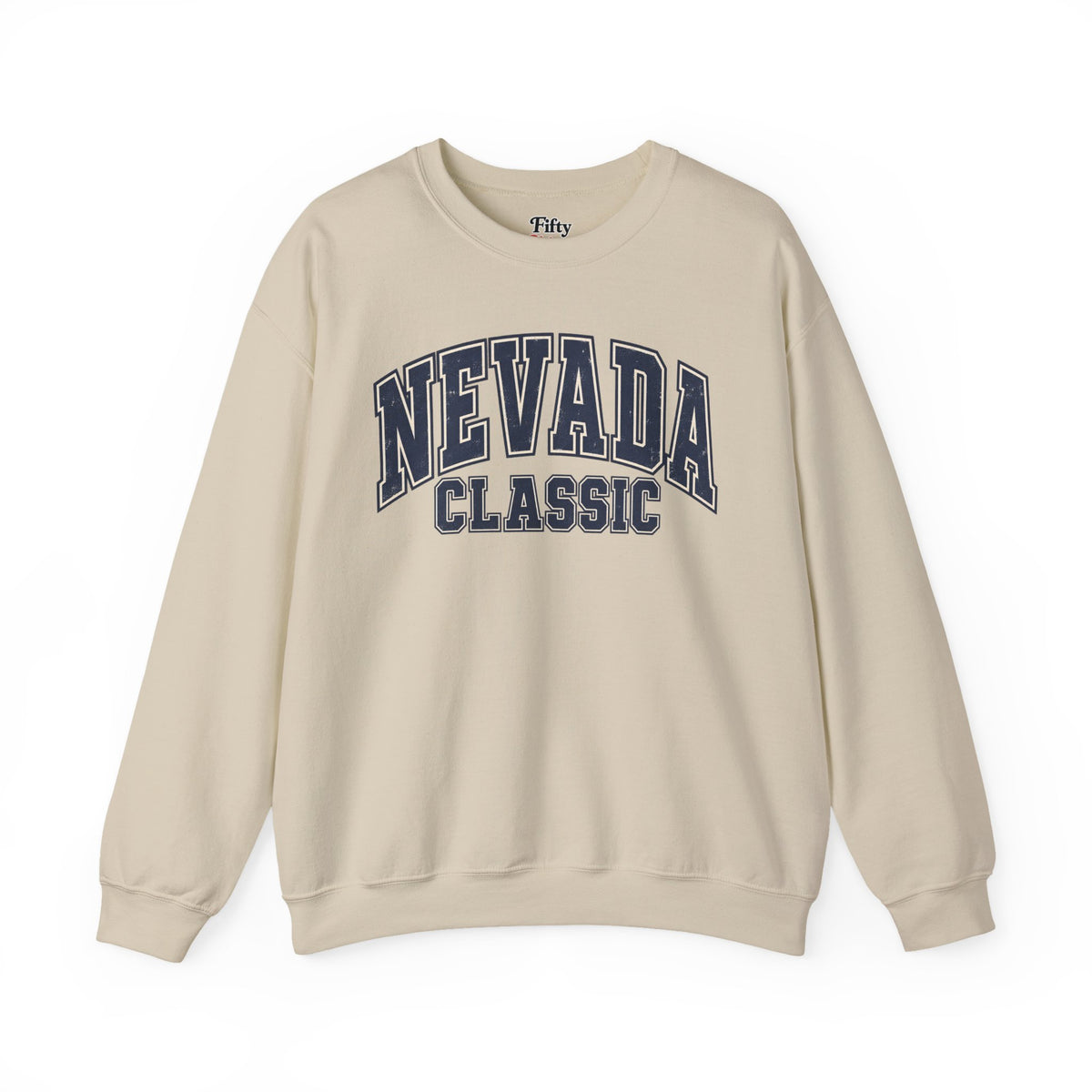 Nevada Classic Unisex Crewneck Sweatshirt State Name Graphic
