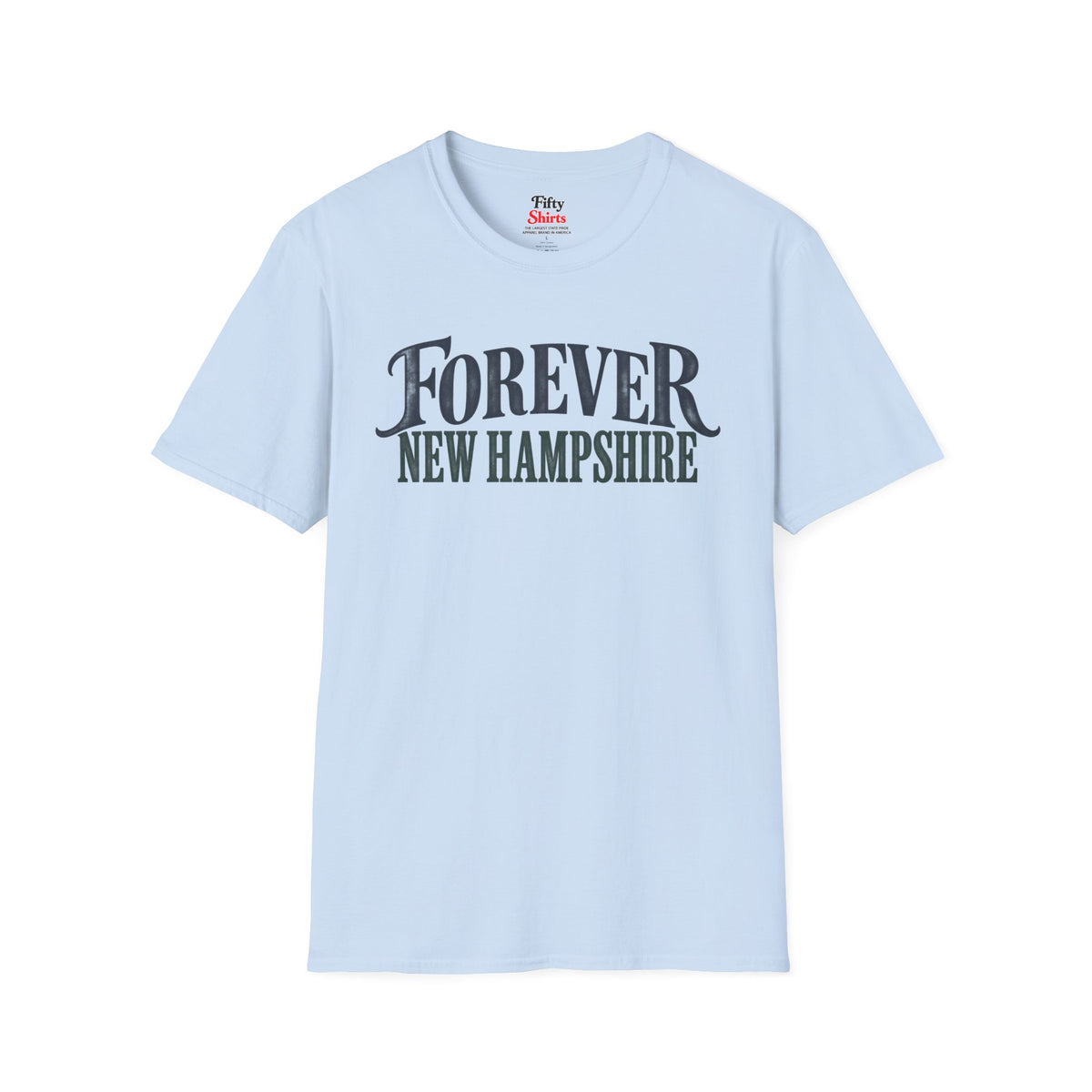 Forever New Hampshire Unisex Softstyle T Shirt State Name Graphic Tee