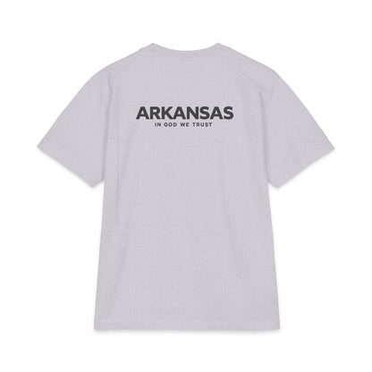 Arkansas All State In God We Trust Unisex Max Heavyweight Short Sleeve