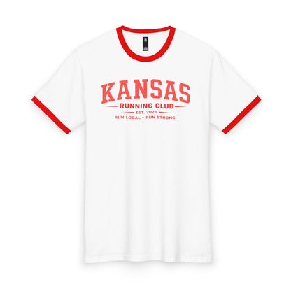 Kansas Running Club 2026 All State Men's Staple Ringer Tee