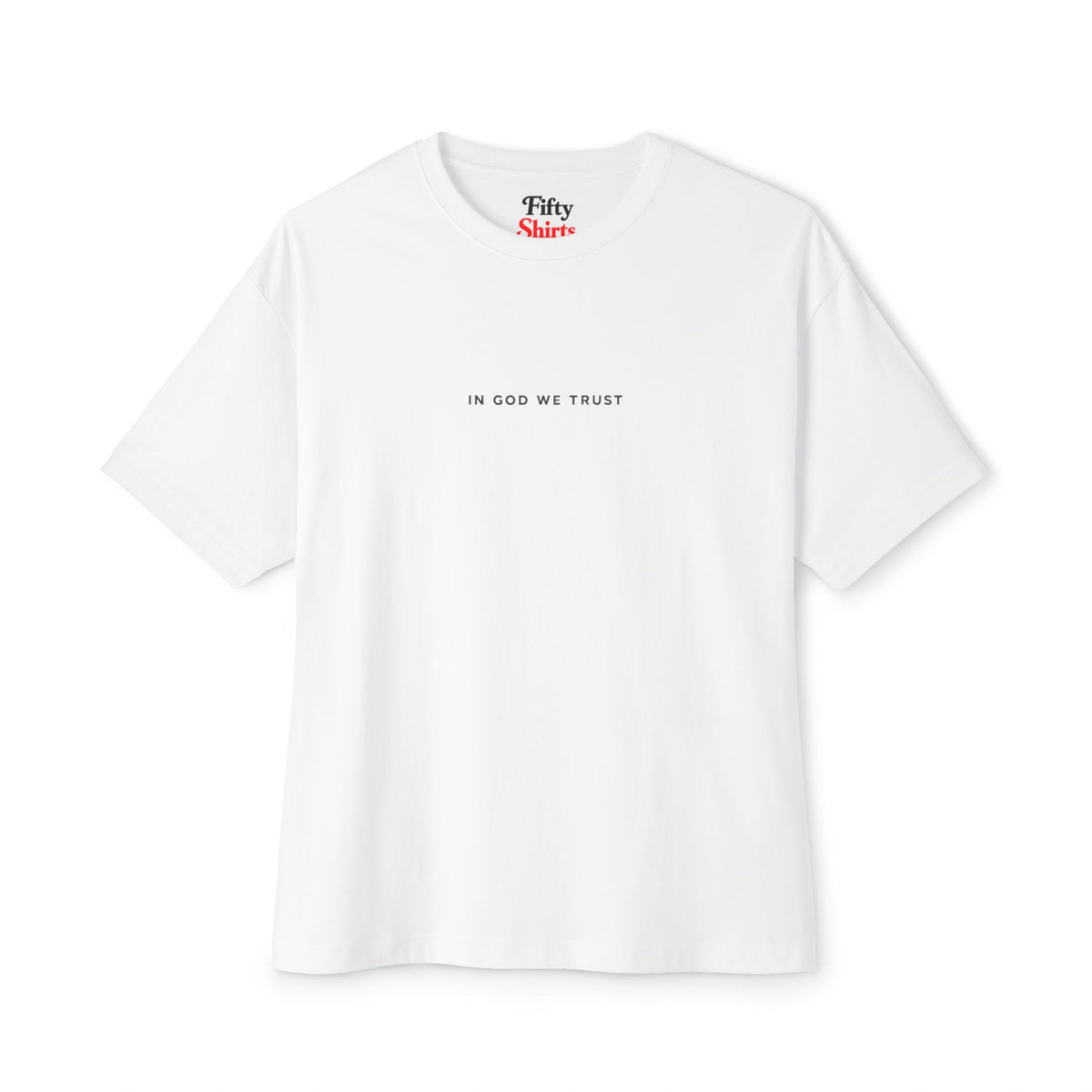 Oklahoma All State In God We Trust Unisex Casual Oversized Boxy Tee