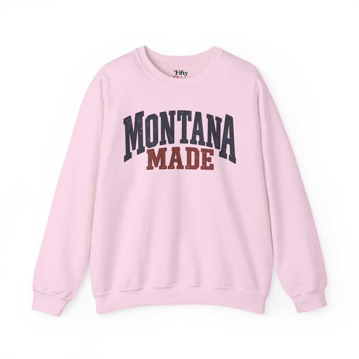 Montana Made Unisex Crewneck Sweatshirt State Name Graphic