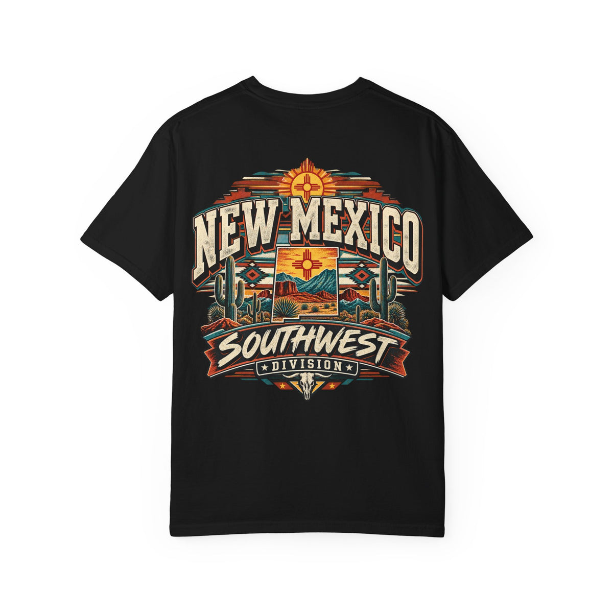 New Mexico Rodeo Club Unisex Comfort Color 1717 Streetwear Graphic Tee