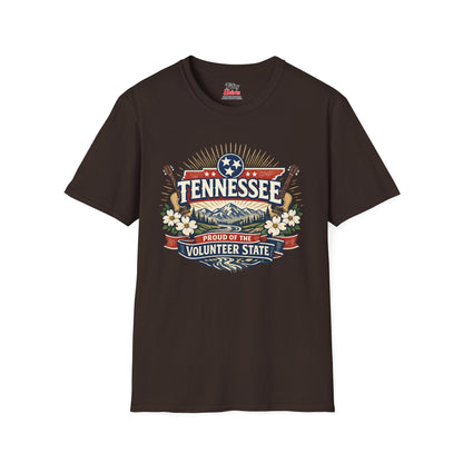 Tennessee State Pride Unisex Softstyle T Shirt State Pride Graphic Tee Collections FS03