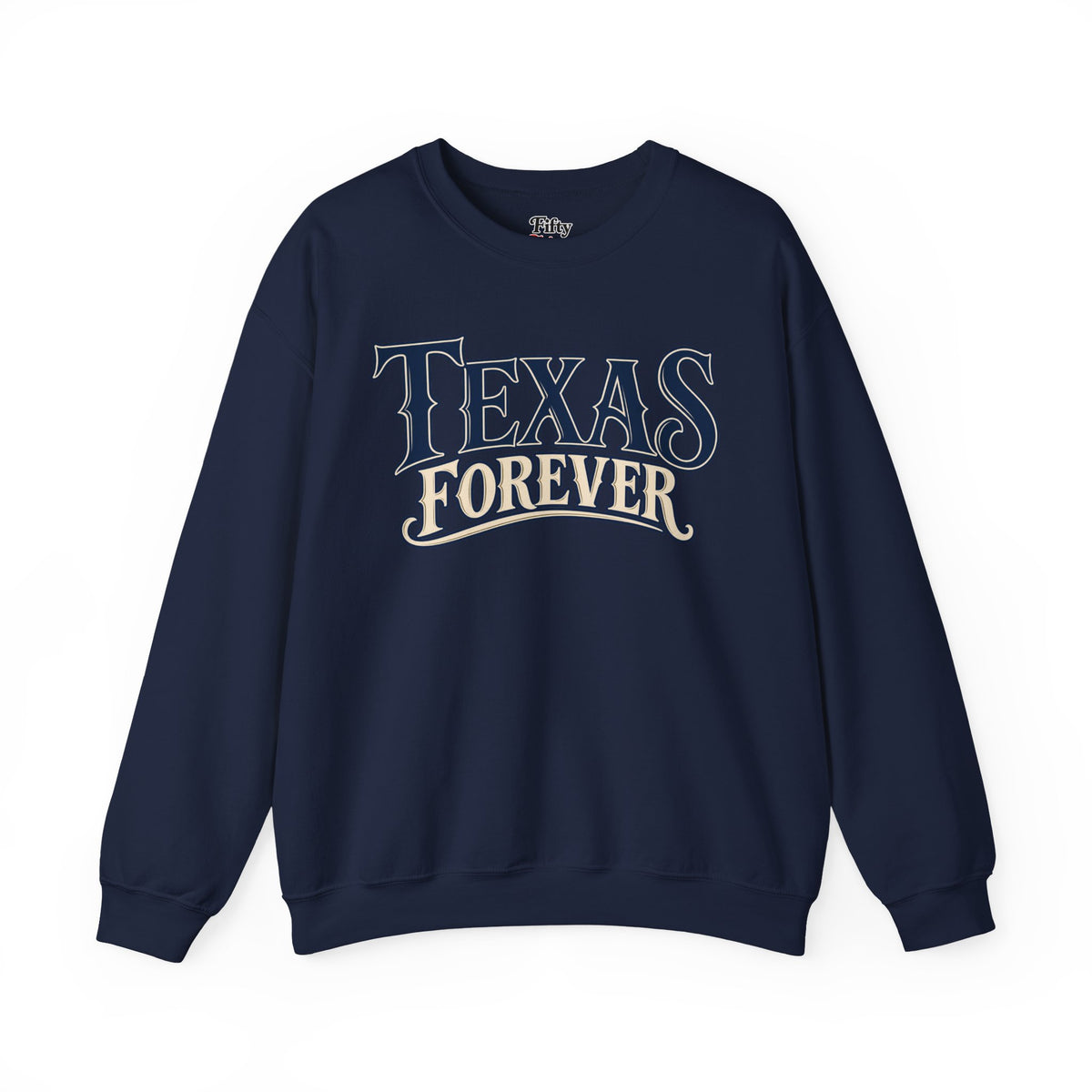 Texas Forever Unisex Crewneck Sweatshirt State Name Graphic