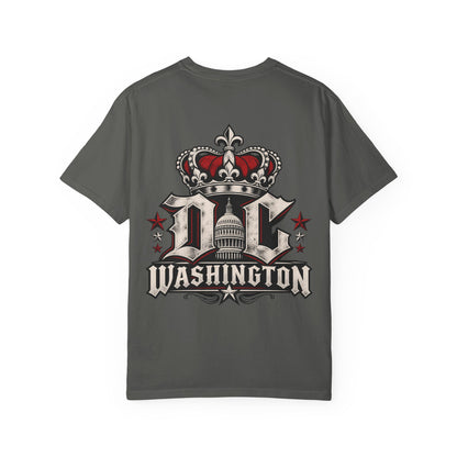 Washington DC Crown Unisex Comfort Color 1717 Streetwear Graphic Tee