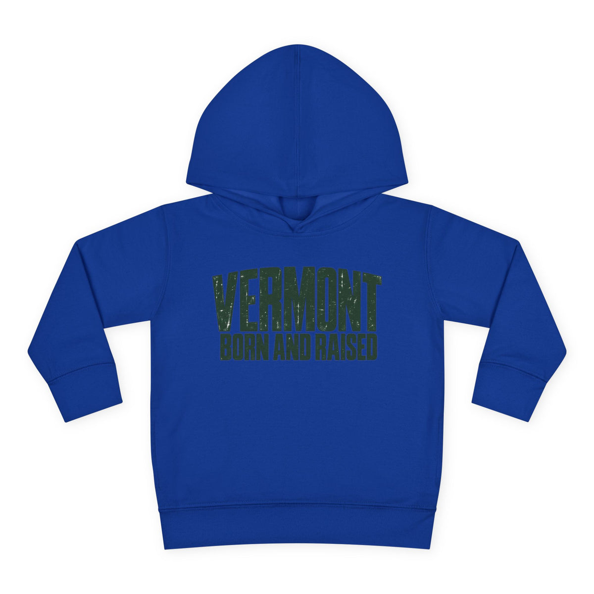 Vermont Born and Raised Modern New England Streetwear Unisex Toddler Pullover Fleece Hoodie