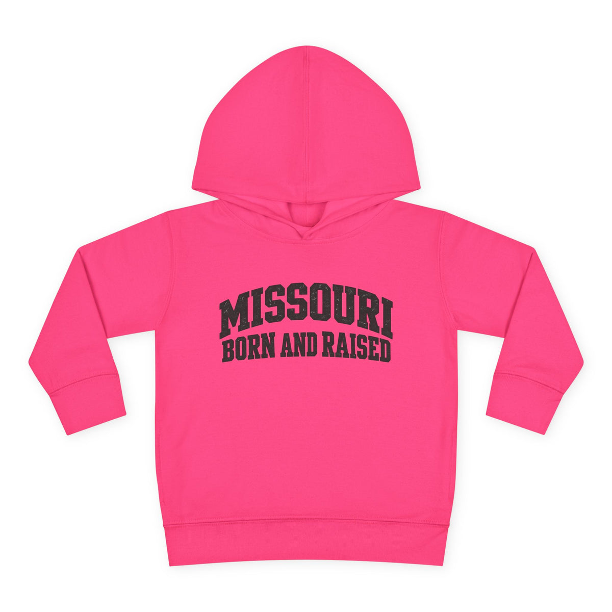 Missouri Born and Raised Collegiate Unisex Toddler Pullover Fleece Hoodie