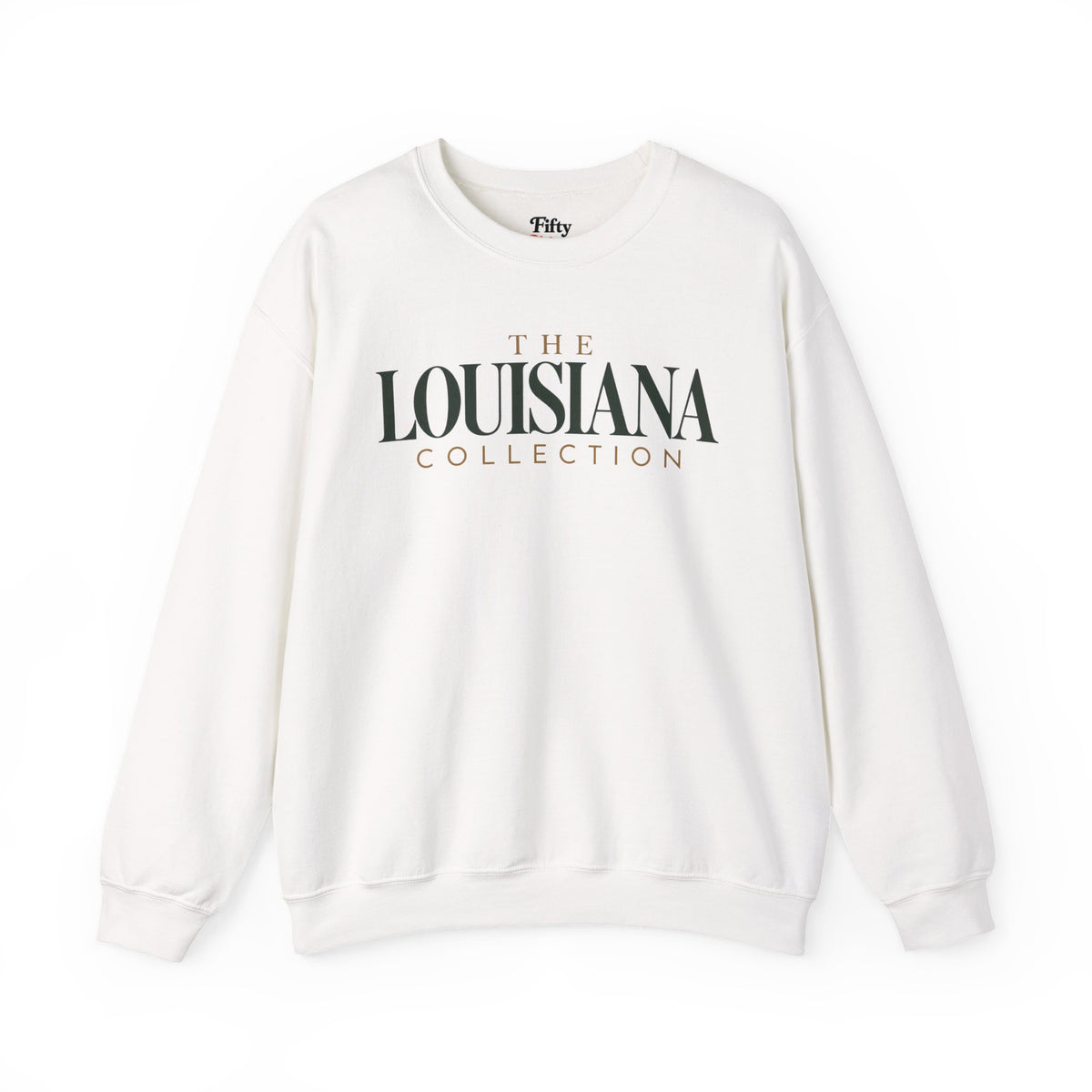 The Louisiana Collection Unisex Crewneck Sweatshirt State Name Graphic