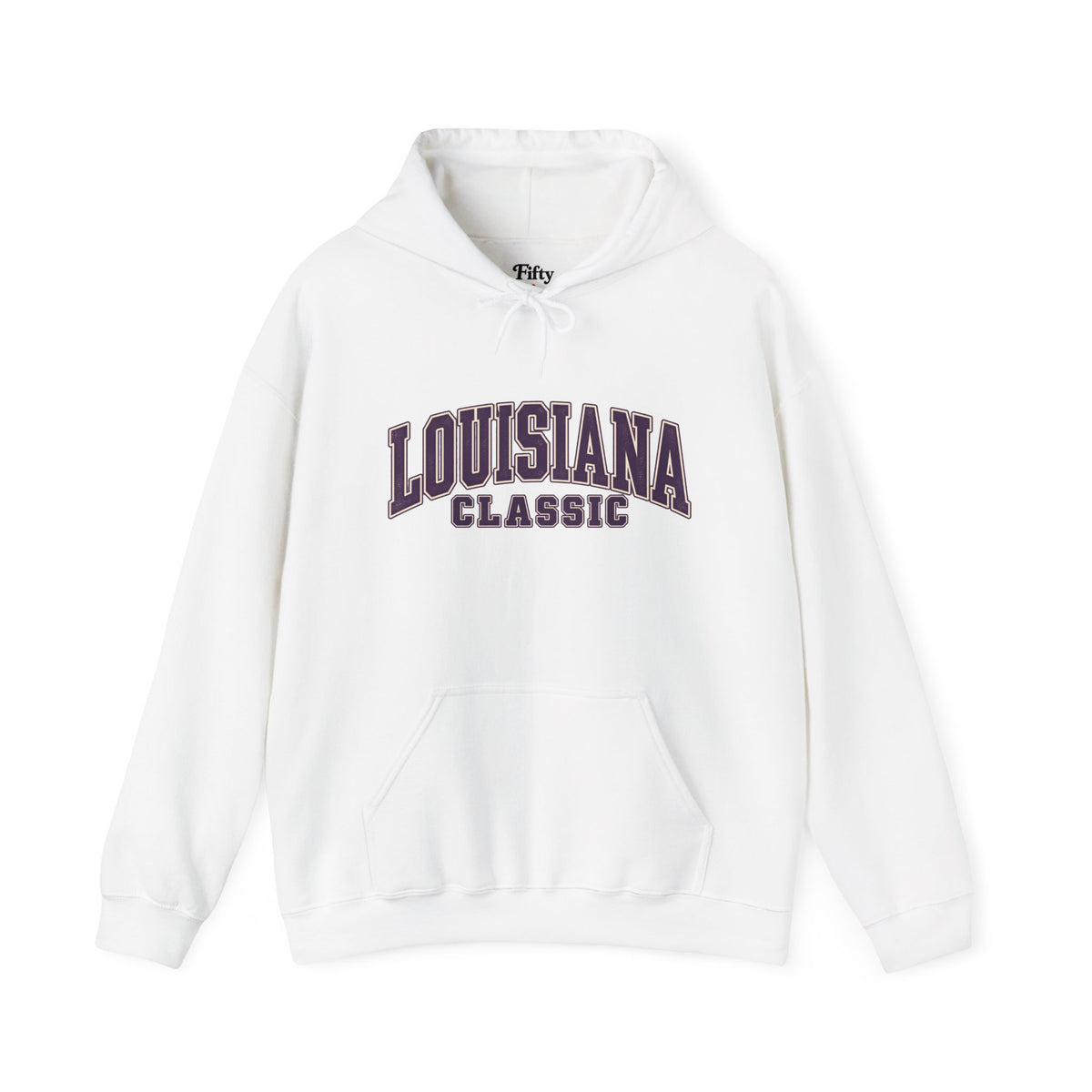 Louisiana Classic Unisex Hoodie State Name Graphic