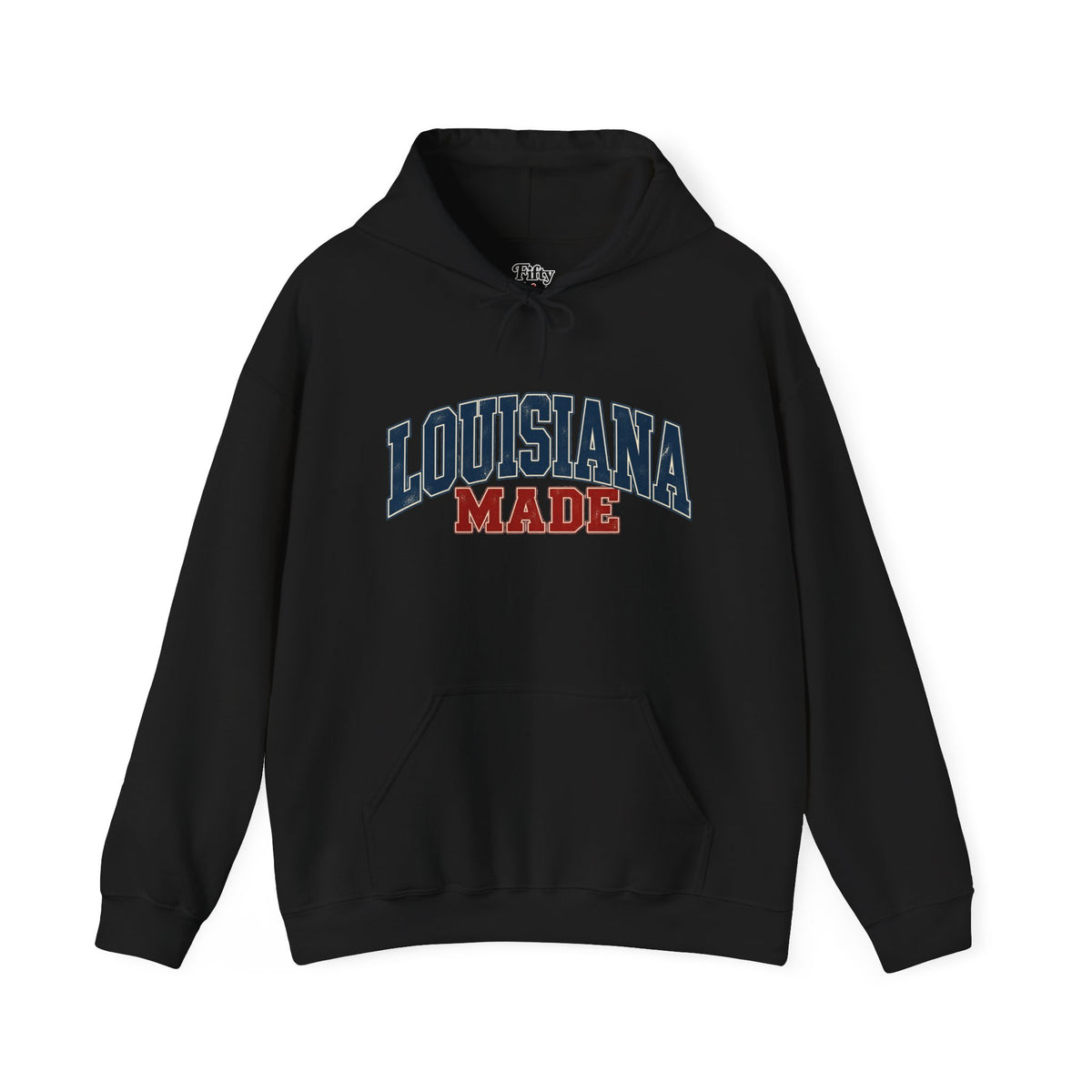 Louisiana Made Unisex Hoodie State Name Graphic