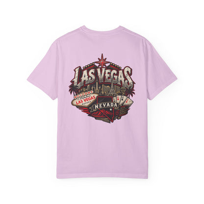 Las Vegas Nevada Unisex Comfort Color 1717 Streetwear Graphic Tee