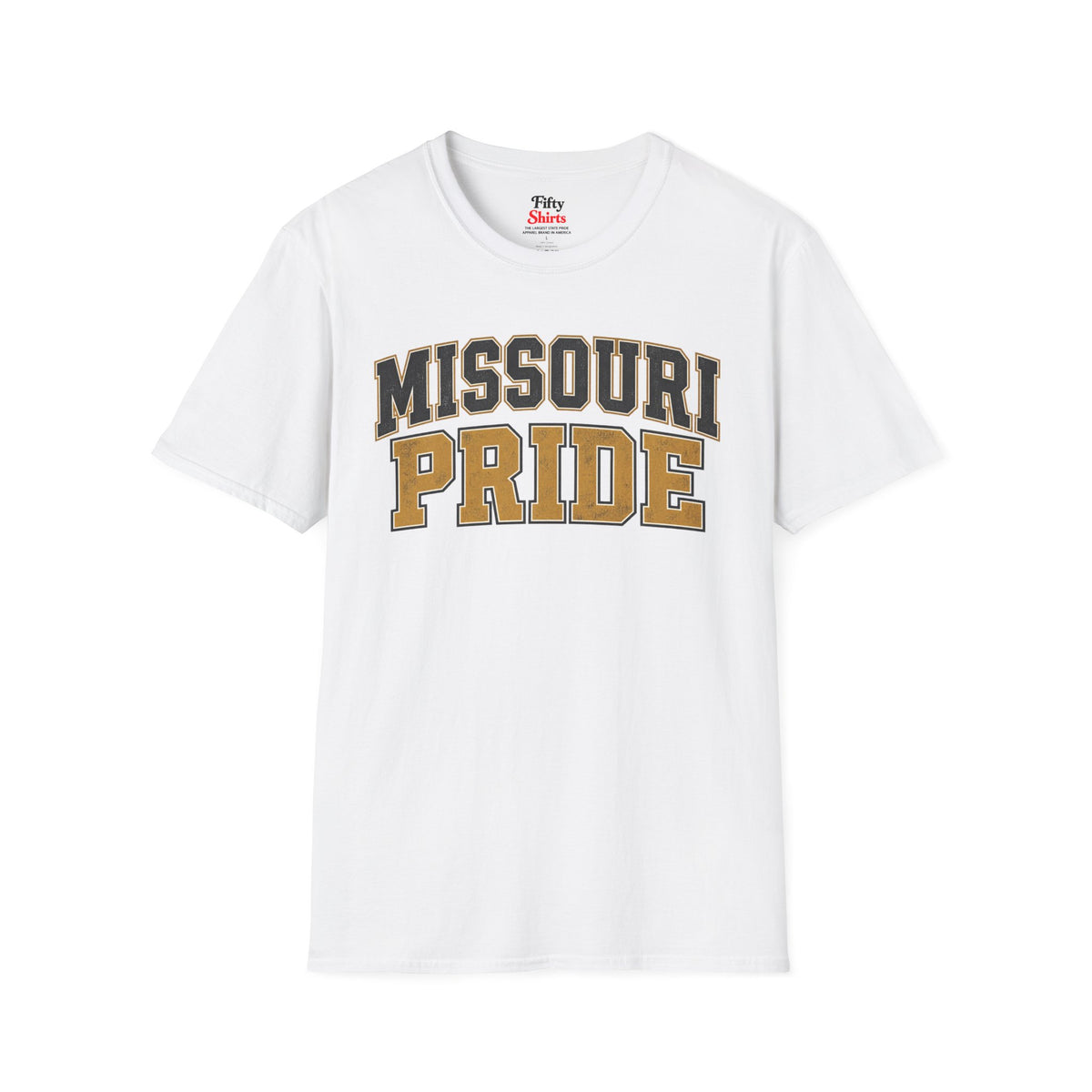 Missouri Pride Unisex Softstyle T Shirt State Name Graphic Tee