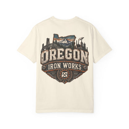 Oregon Iron Works Unisex Comfort Color 1717 Streetwear Graphic Tee