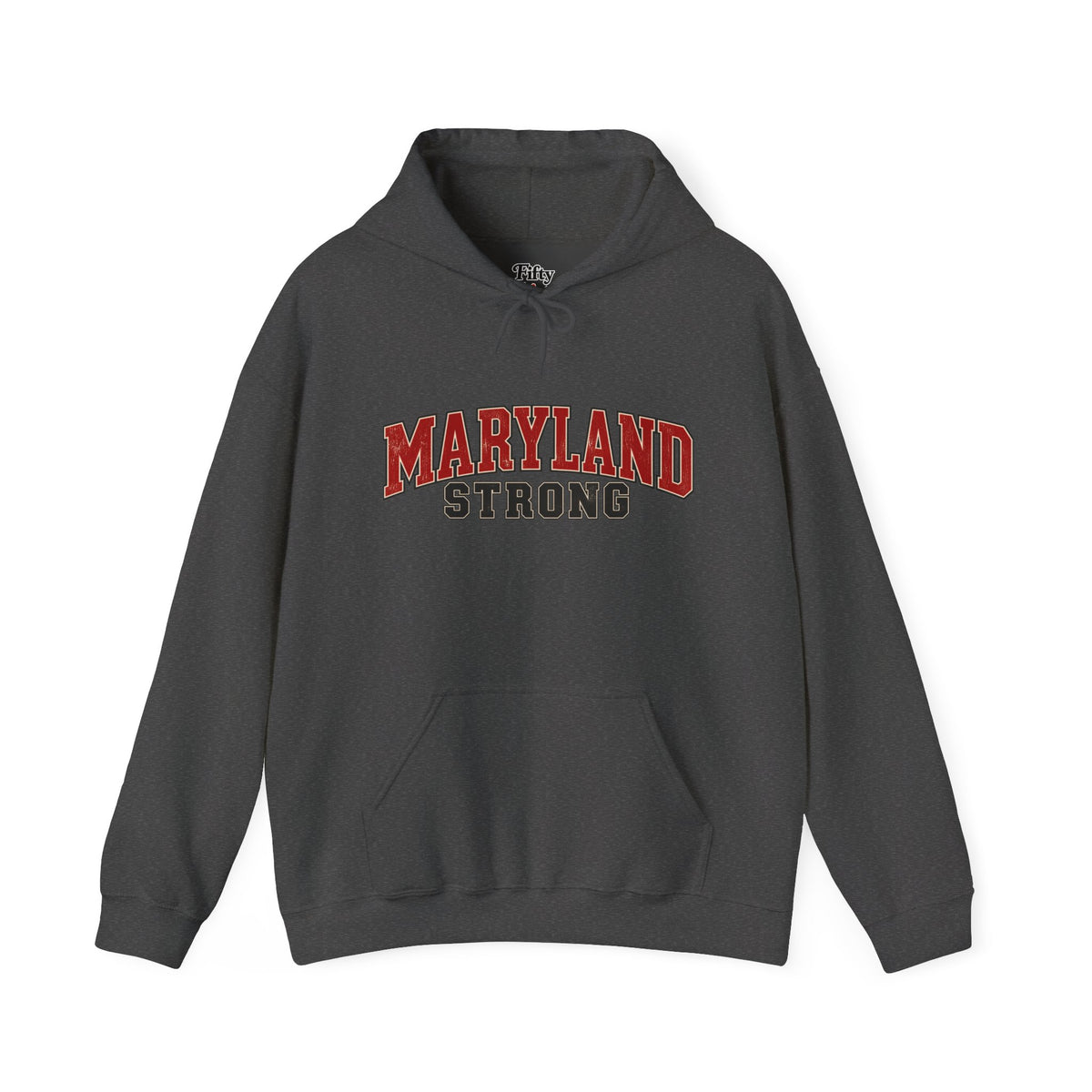 Maryland Strong Unisex Hoodie State Name Graphic