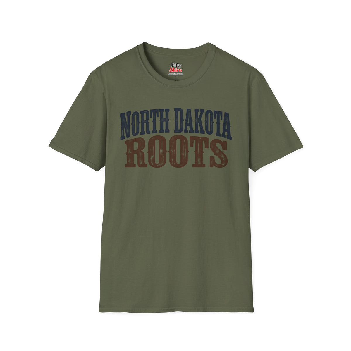North Dakota Roots Unisex Softstyle T Shirt State Name Graphic Tee