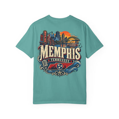Memphis Tennessee Unisex Comfort Color 1717 Streetwear Graphic Tee