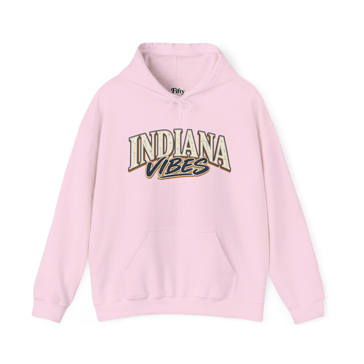 Indiana Vibes Unisex Hoodie State Name Graphic