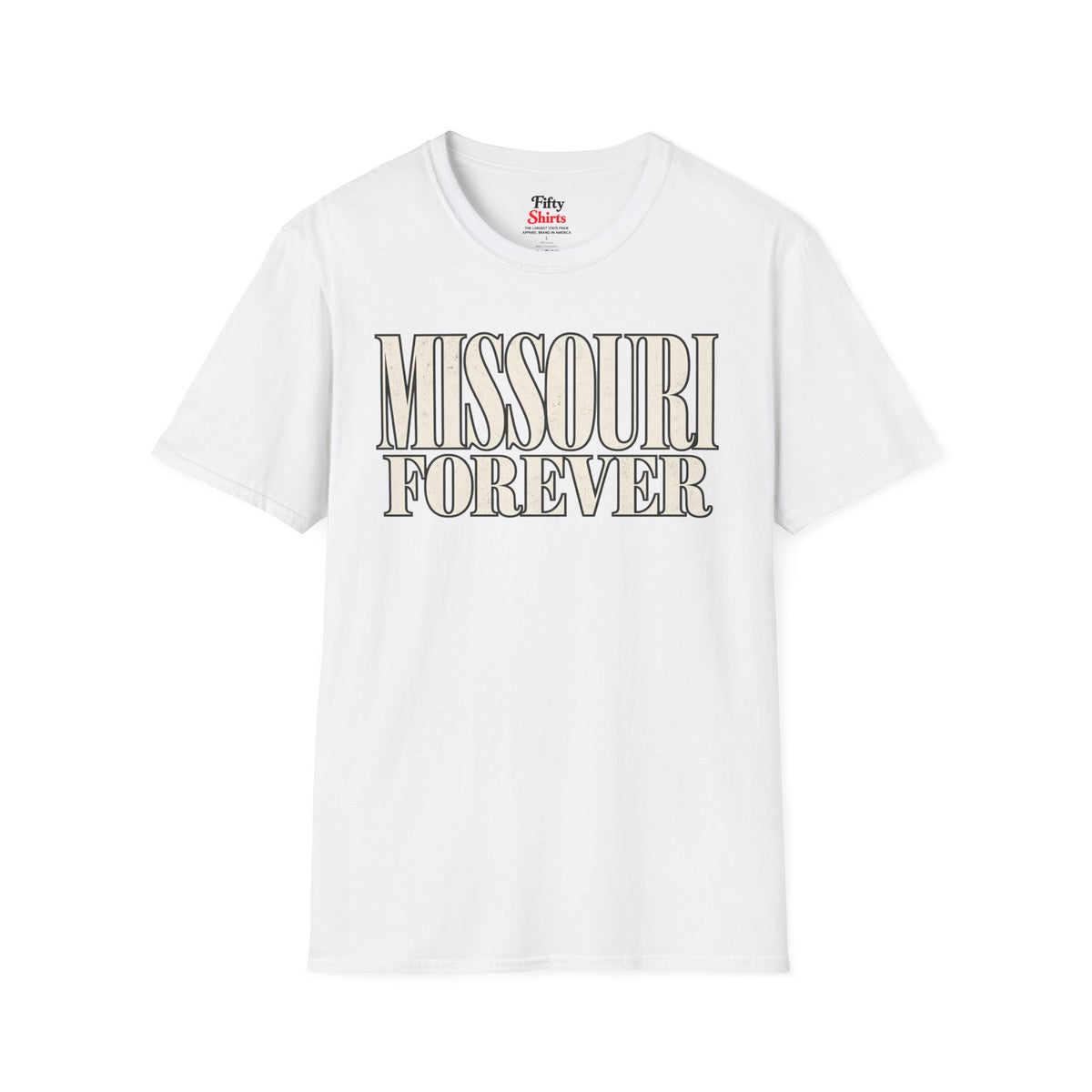 Missouri Forever Unisex Softstyle T Shirt State Name Graphic Tee