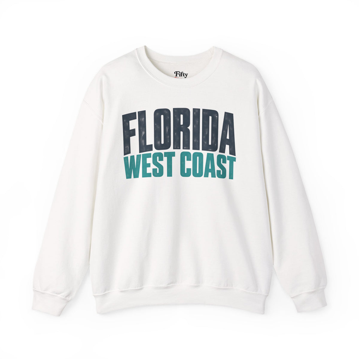 Florida West Coast Unisex Crewneck Sweatshirt State Name Graphic