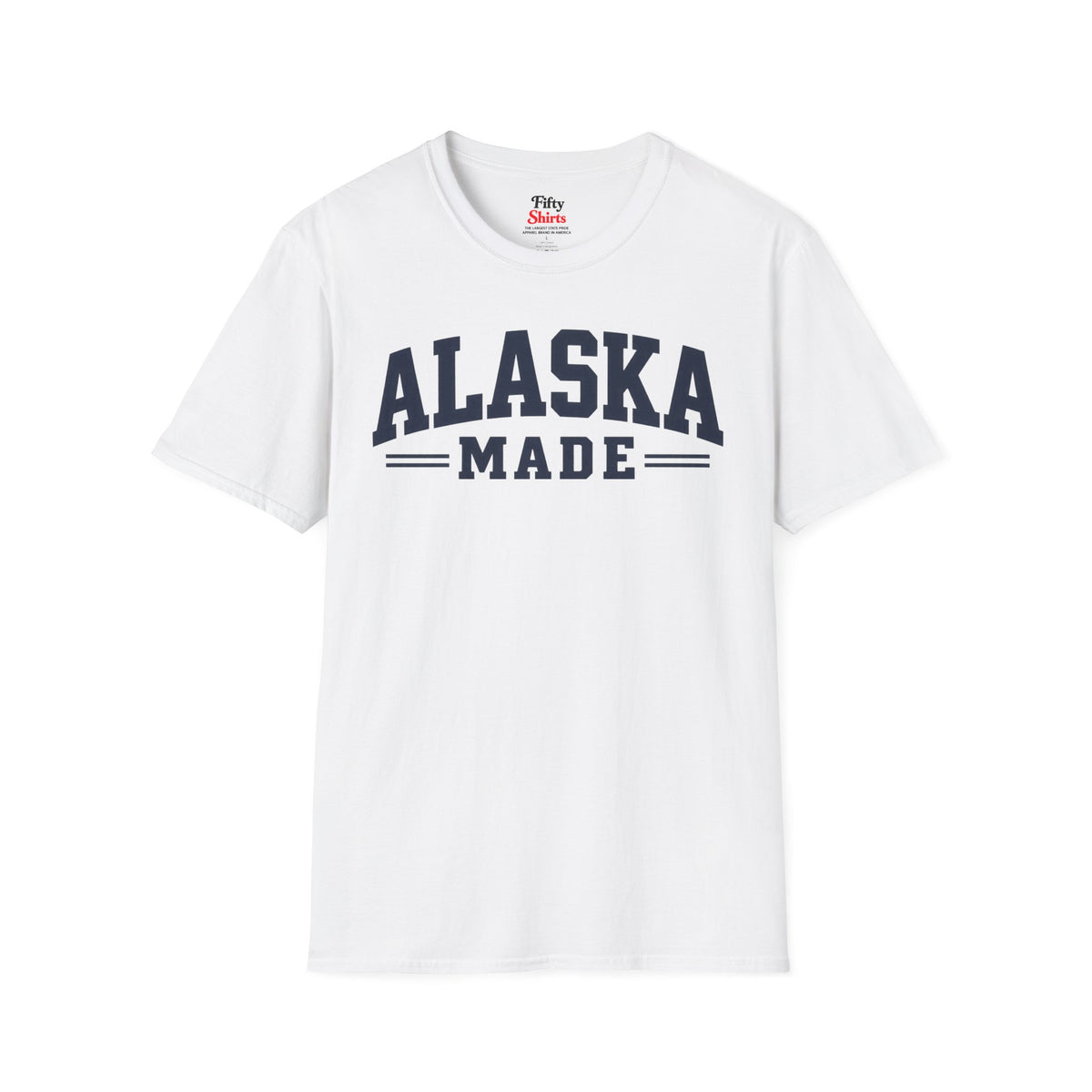 Alaska Made Unisex Softstyle T Shirt State Name Graphic Tee