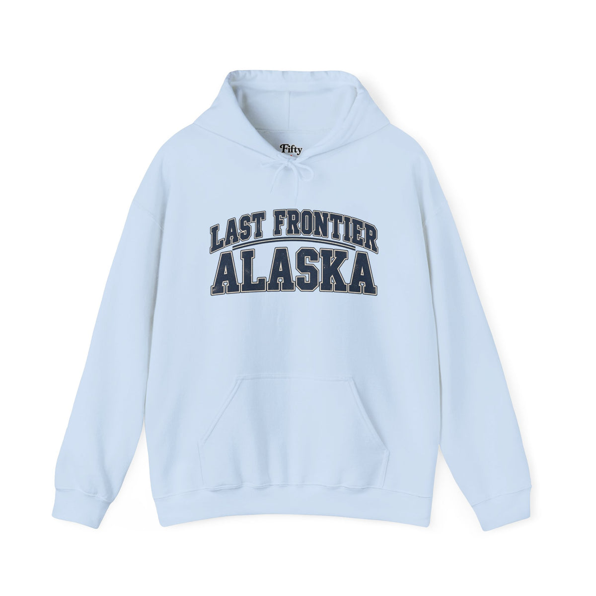 Last Frontier Alaska Unisex Hoodie State Name Graphic