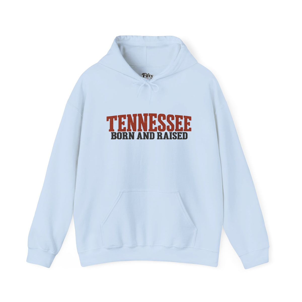 Tennessee Born and Raised Vintage Country Style Unisex Hoodie Graphic