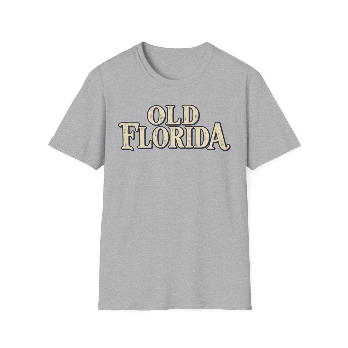 Old Florida Unisex Softstyle T Shirt State Name Graphic Tee