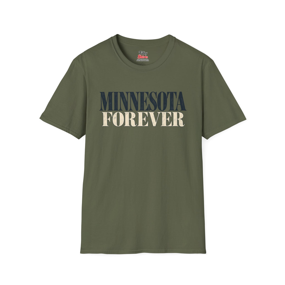 Minnesota Forever Unisex Softstyle T Shirt State Name Graphic Tee
