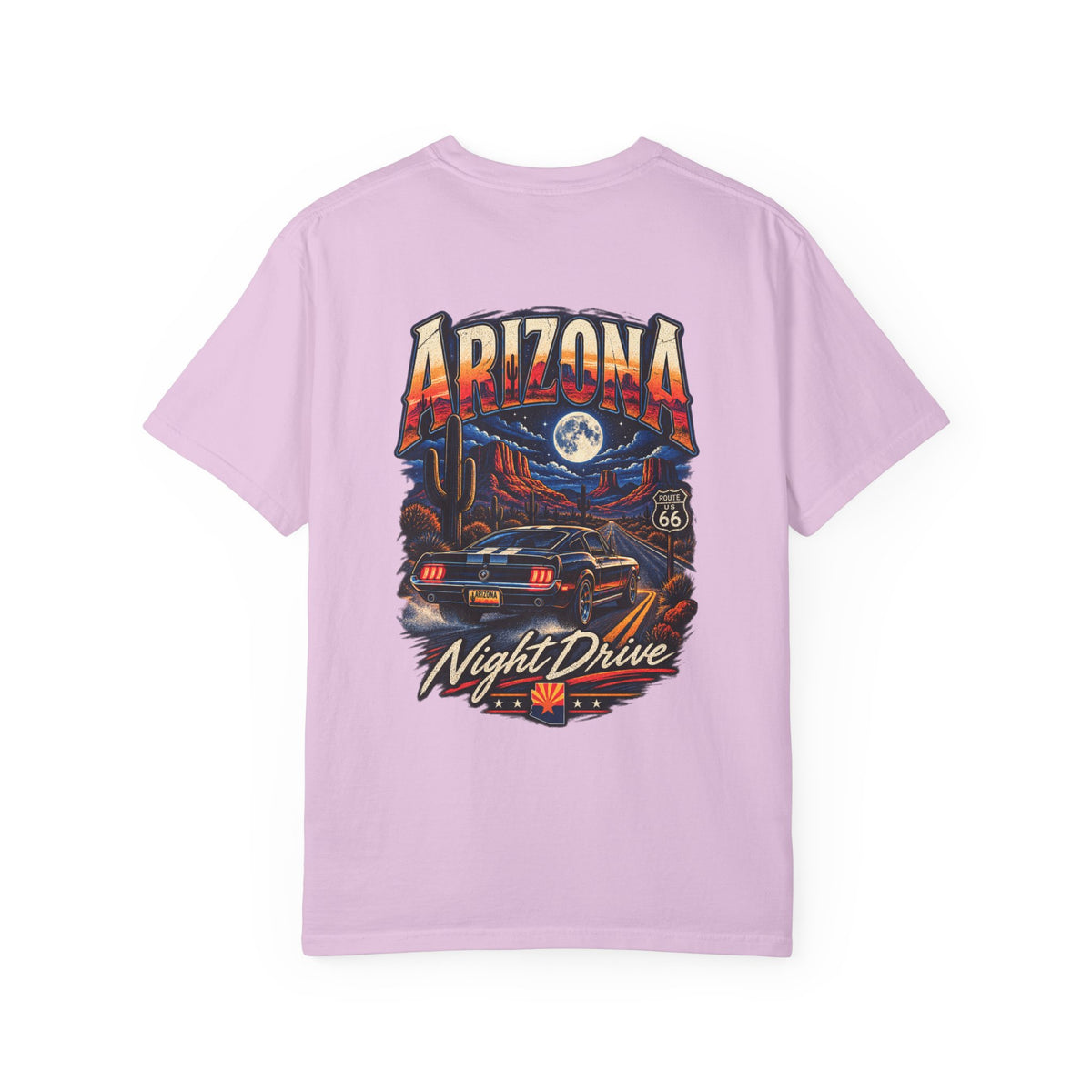 Arizona Night Drive  Unisex Comfort Color 1717 Streetwear Graphic Tee