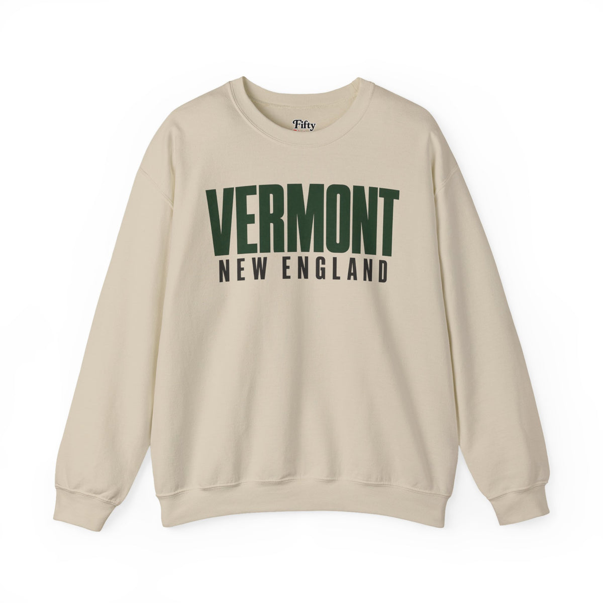 Vermont New England Unisex Crewneck Sweatshirt State Name Graphic