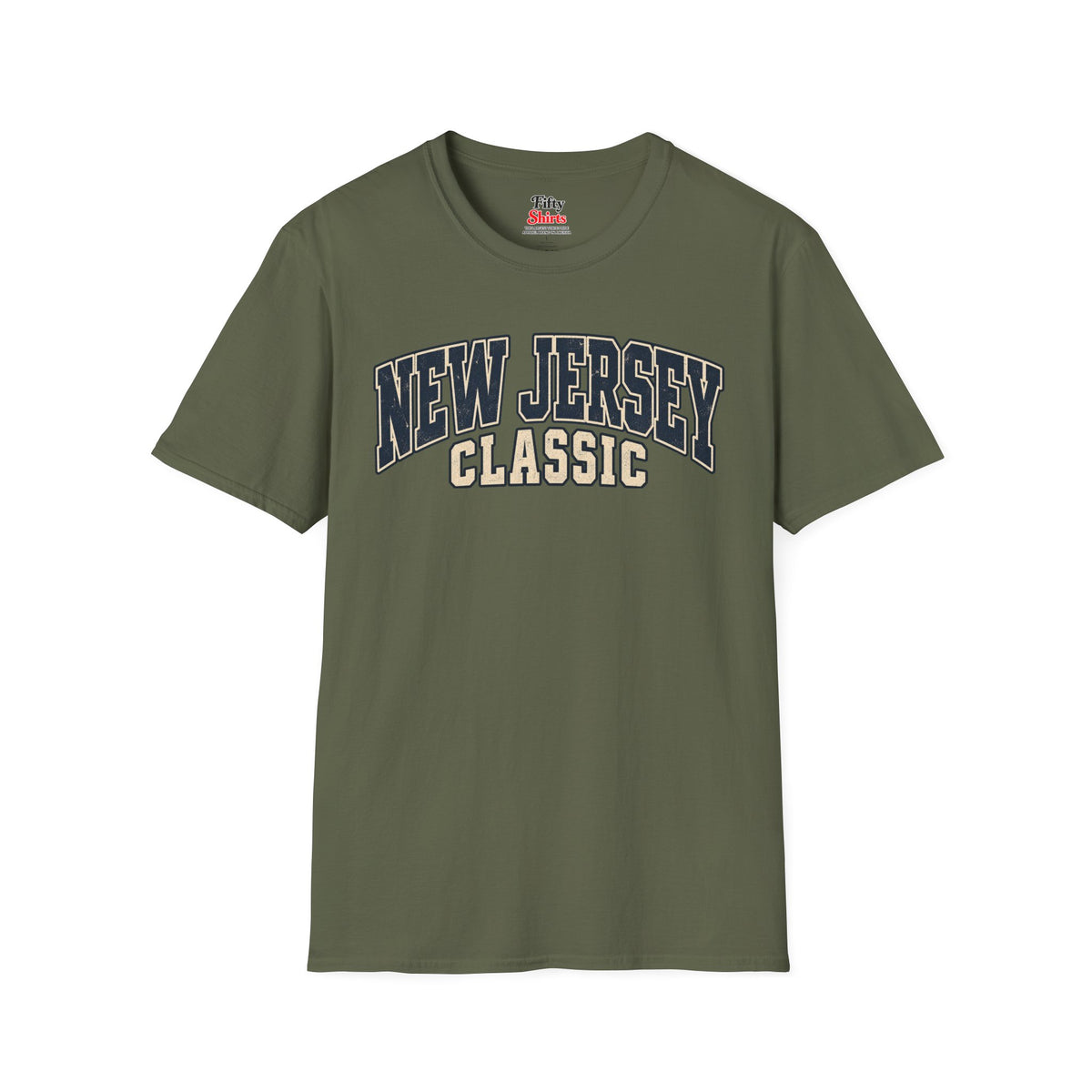 New Jersey Classic Unisex Softstyle T Shirt State Name Graphic Tee