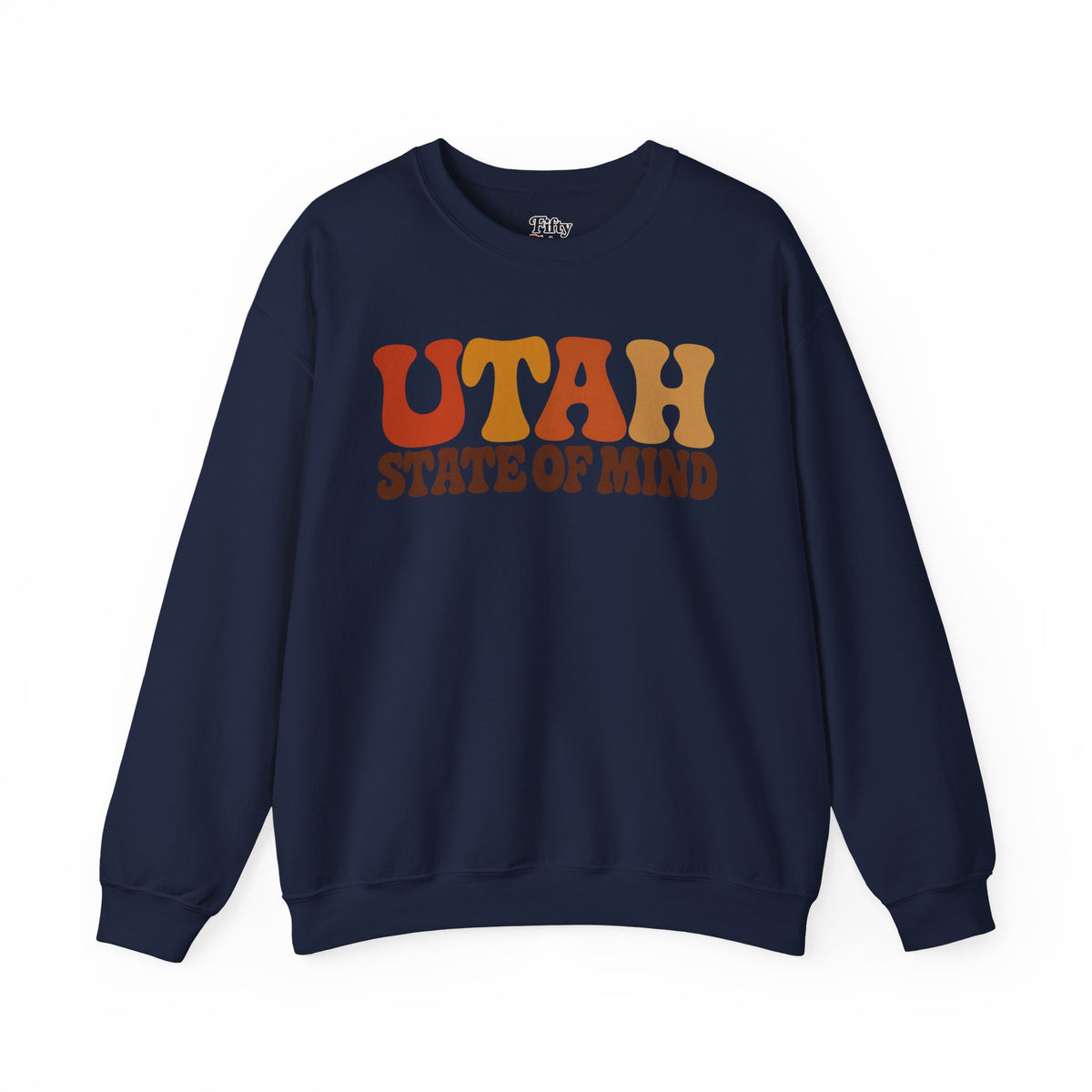 Utah State Of Mind Unisex Crewneck Sweatshirt State Name Graphic