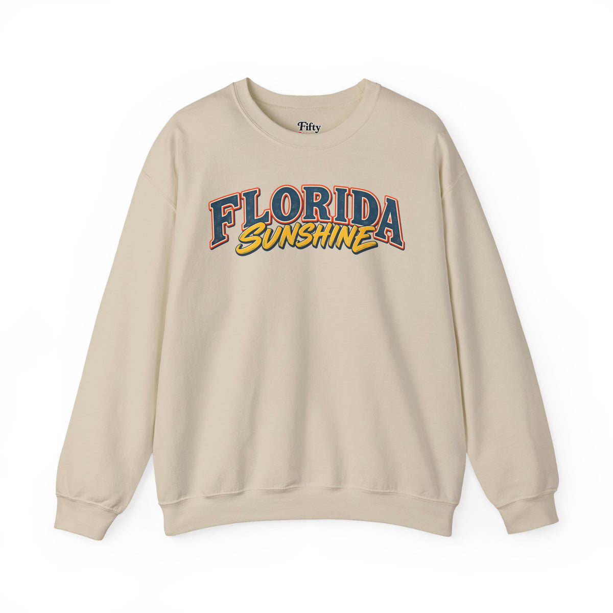 Florida Sunshine Unisex Crewneck Sweatshirt State Name Graphic