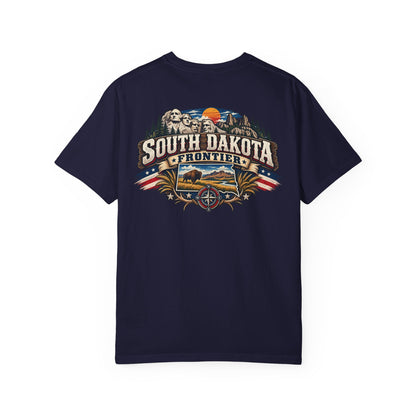 South Dakota Frontier Unisex Comfort Color 1717 Streetwear Graphic Tee