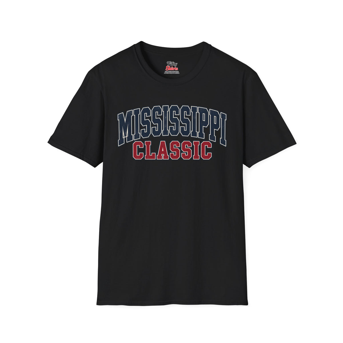 Mississippi Classic Unisex Softstyle T Shirt State Name Graphic Tee