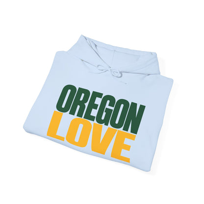 Oregon Love Unisex Hoodie State Name Graphic