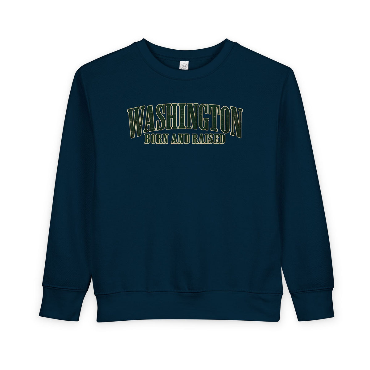 Washington Born and Raised Premium Heritage Unisex Toddler Sweatshirt