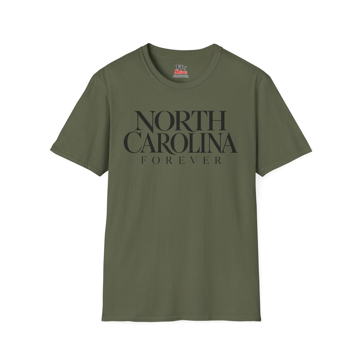 North Carolina Forever Unisex Softstyle T Shirt State Name Graphic Tee