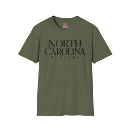 North Carolina Forever Unisex Softstyle T Shirt State Name Graphic Tee