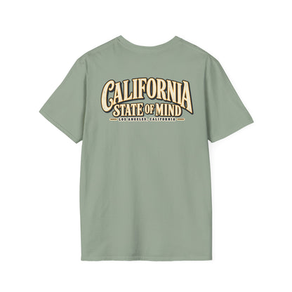 California State of Mind Los Angeles Unisex Softstyle Graphic Tee