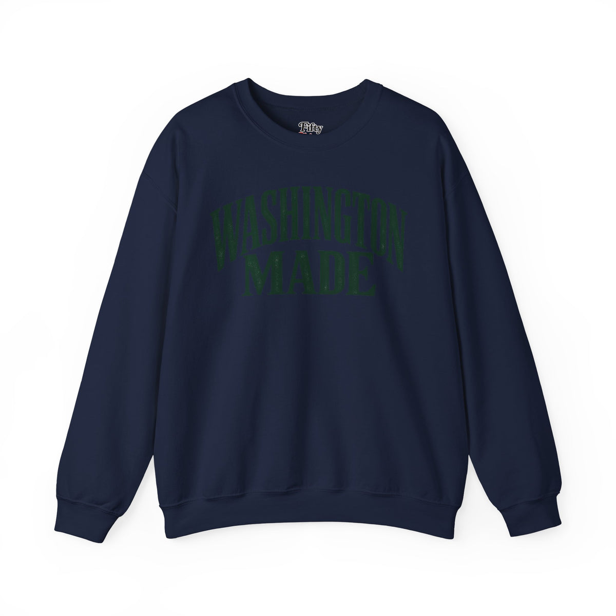 Washington Made Unisex Crewneck Sweatshirt State Name Graphic