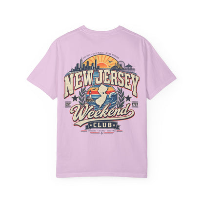 New Jersey Weekend Club Unisex Comfort Color 1717 Streetwear Graphic Tee