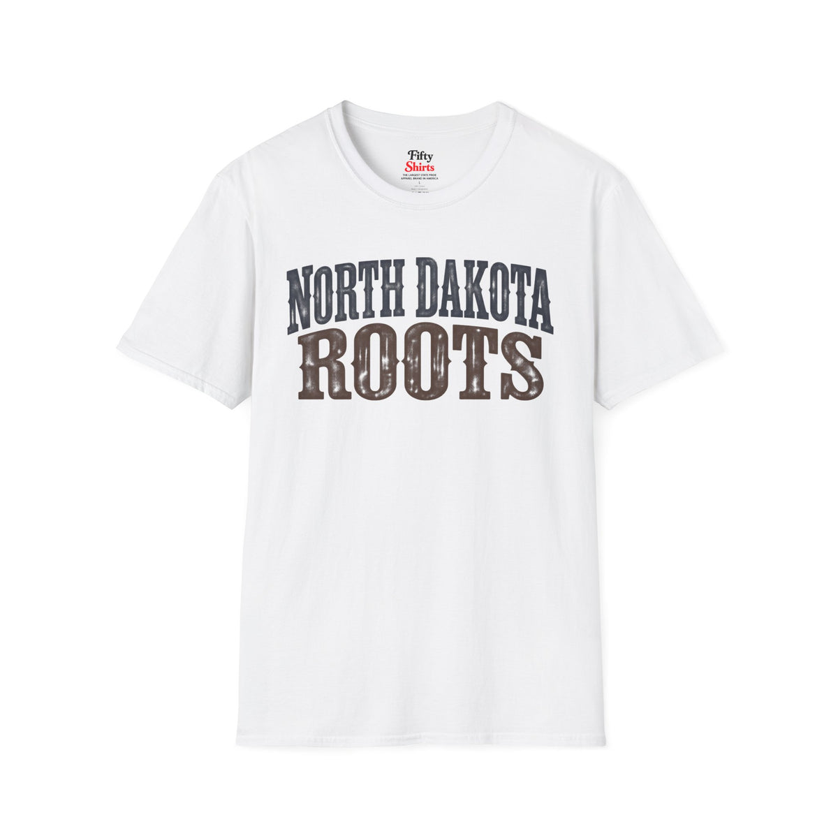 North Dakota Roots Unisex Softstyle T Shirt State Name Graphic Tee