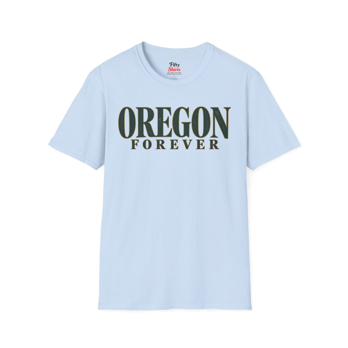 Oregon Forever Unisex Softstyle T Shirt State Name Graphic Tee