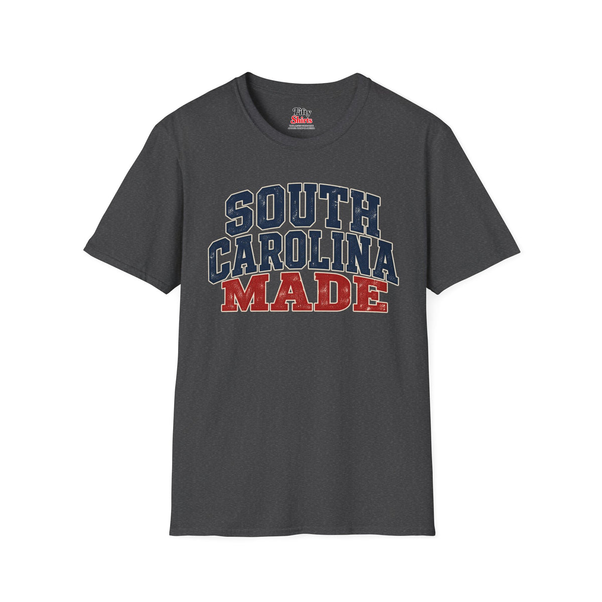 South Carolina Made Unisex Softstyle T Shirt State Name Graphic Tee