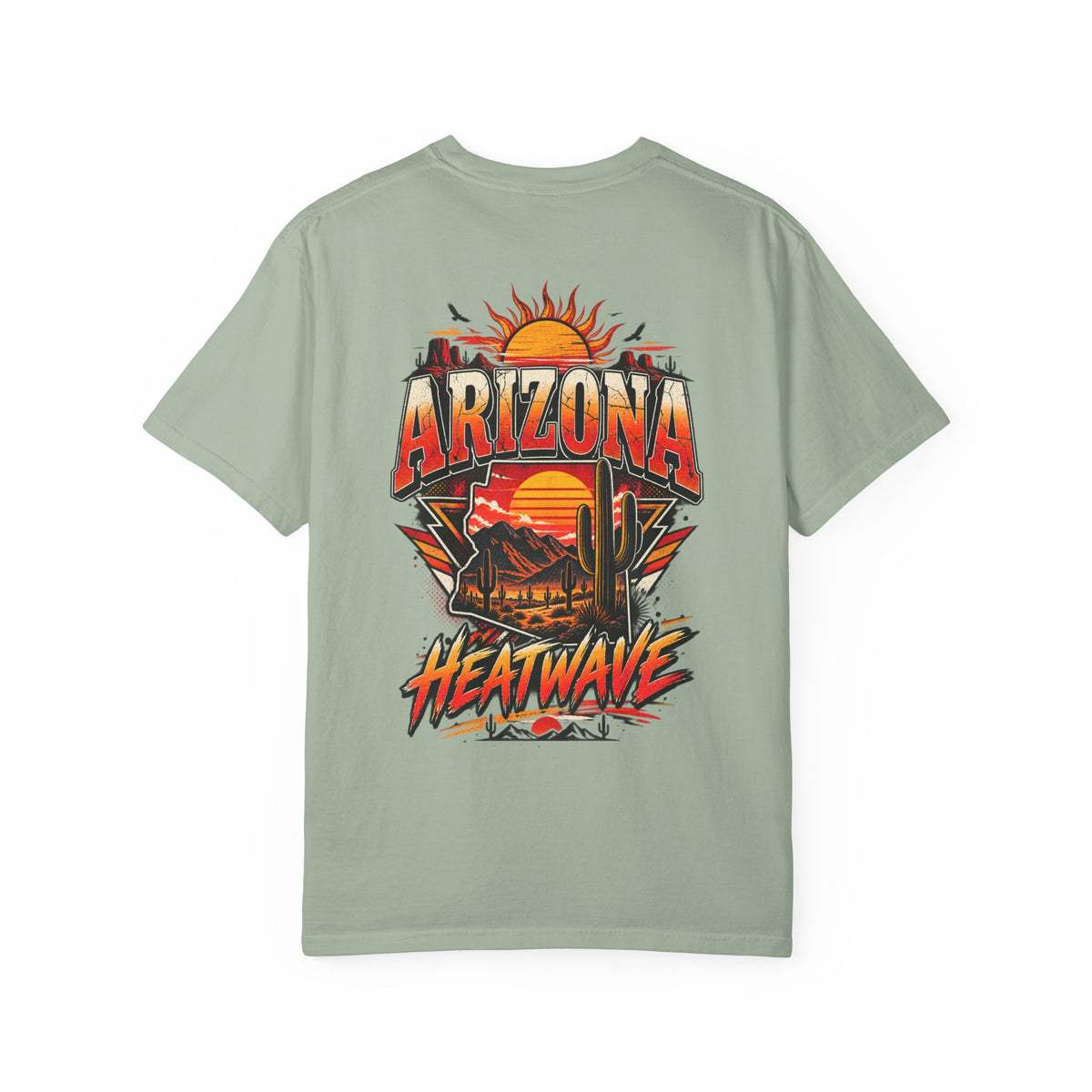 Arizona Heatwave  Unisex Comfort Color 1717 Streetwear Graphic Tee