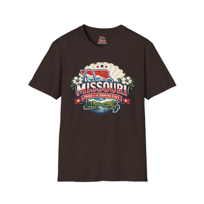 Missouri State Pride Unisex Softstyle T Shirt State Pride Graphic Tee Collections FS03