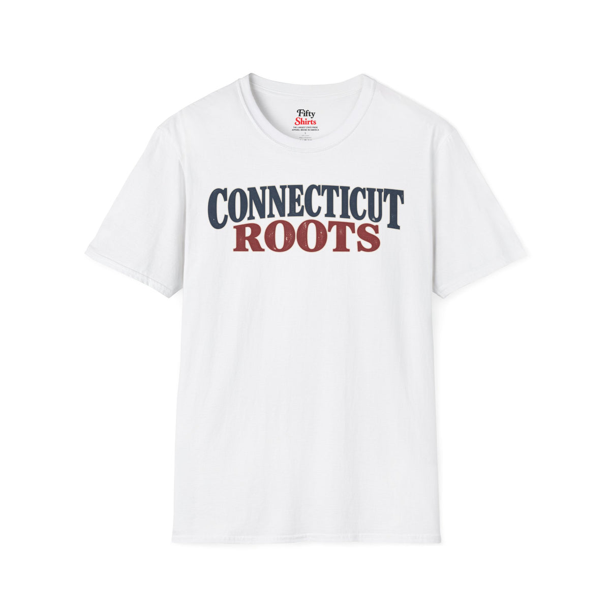 Connecticut Roots Unisex Softstyle T Shirt State Name Graphic Tee